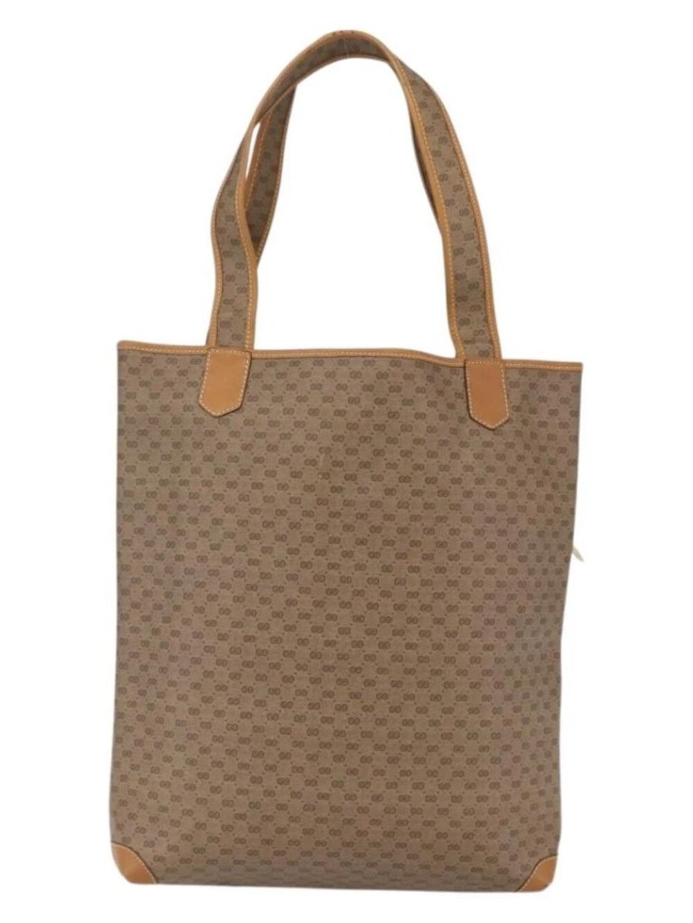 GUCCI Micro GG Supreme Tote Bag PVC Beige Gold 002 39 0054 Auth ep13221 - Picture 2 of 14